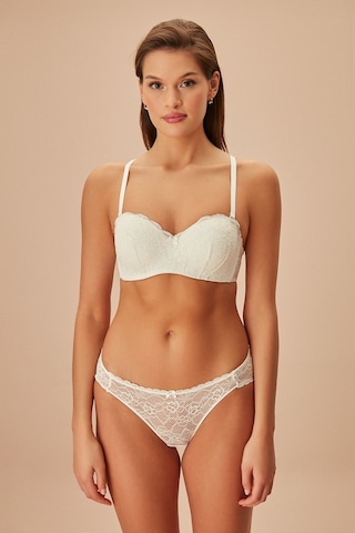 Suwen Lacy Soft Dantelli Külot Sw8375036 Ekru