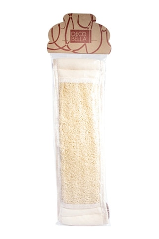 Deco Bella Organic Bath Fiber Kabak Banyo Lifi 3'lü Set Bej