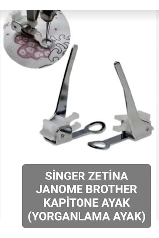 Swart Singer Pfaff Zetina Janome Brother Kapitone Ayak Yorganlama Ayağı
