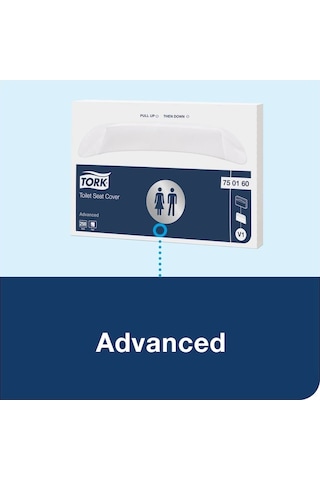 Tork 344080 Klozet Kapağı Örtüsü Dispanseri Beyaz Beyaz