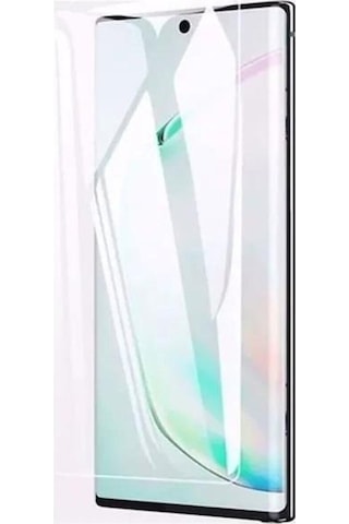 Samsung Galaxy Uyumlu S21 Plus Temperli Kavisli Ekran Koruyucu Tam Ekran