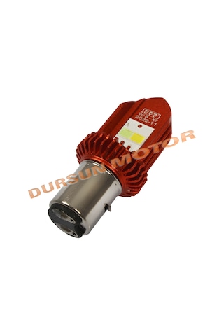 Motosiklet Pro Led Ampül Ba20D Duylu X7 Beyaz Mavi