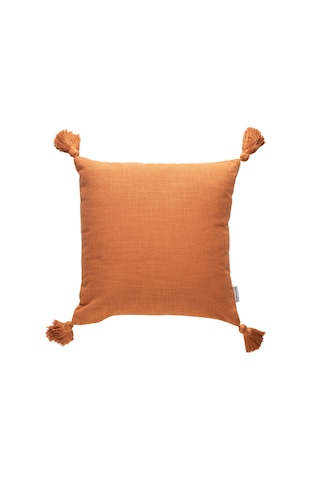 Mudo Home Alba Kırlent Püsküllü Kiremit 45x45 Turuncu