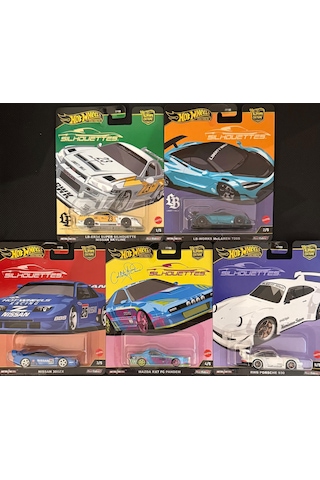 Hot Wheels Premium Car Culture Silhouettes 5'li Set Çok Renkli