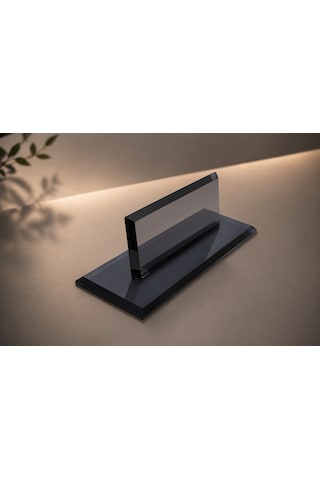 Kişiye Özel Masa İsimliği - Modern Vıp Hediye Siyah