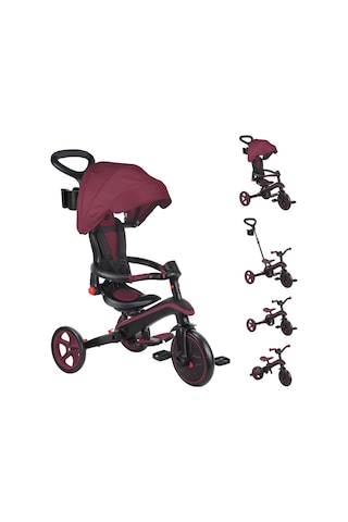 Globber Explorer 4in1 Katlanabilir Bisiklet - Bordo Bordo