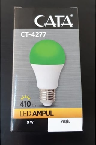 Cata Ct-4277 Renkli Led Ampul (9W)