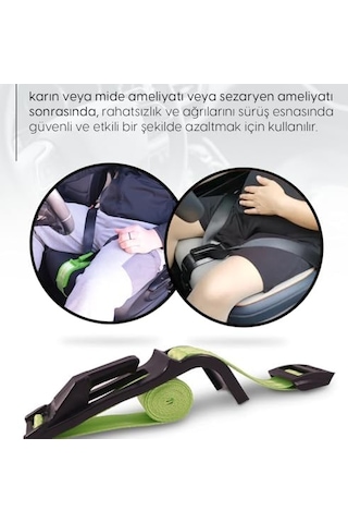 Hamile Emniyet Kemeri Aparatı Hamile Araç Koltuğu Kemeri Kırmızı,