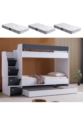 Ranza, Martin Yavrulu Ranza - Antrasit 3 Adet Comfort Yatak 240 CM