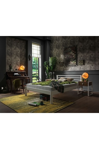 Bedliga Asos-S Ferforje Metal Çift Kişilik Karyola (170403979)