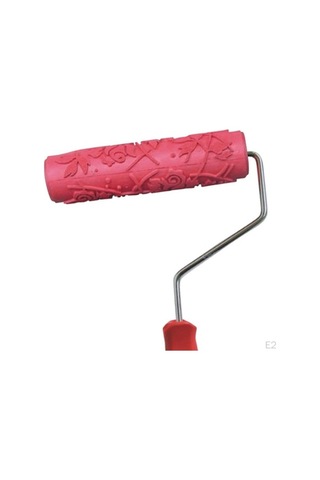 Novahub 7 İnç Kabartmalı Rulo Saplı Fırça, Kaliteli Kauçuk, Eg072t, Dıy Resim Fırça, Duvar Ve Ahşap Süsleme