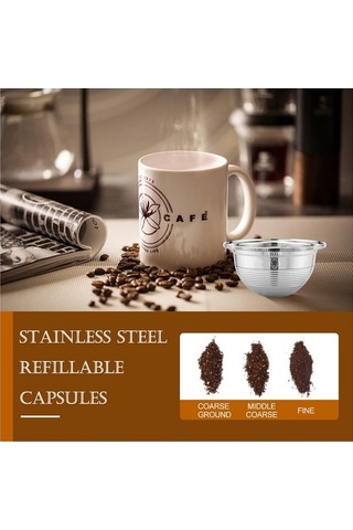 Pazly Paslanmaz Çelik Vertuoline Kahve Kapsülü Pod Filtre H28719 Diğer Diğer