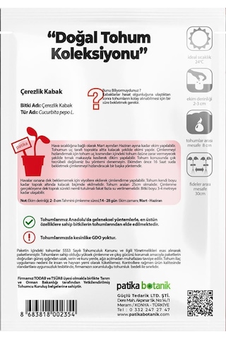 30 Adet Çerezlik Kabak Tohumu