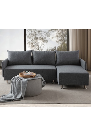 Mondy Köşe Koltuk Takımı Gri Antrasit