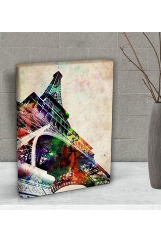 Bk Gift Eiffel Tower Tasarımlı Dekoratif Mini Kanvas Tablo 15X20C (506660567)
