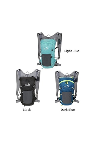 Dancemonkey Yürüyüş Su Sırt Çantası: 2l Su Mesanesi, Geçirmez, Kamp İçin Koyu Mavi Koyu Mavi