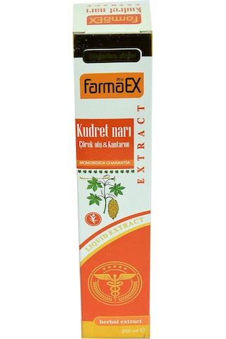 Yeşil Naturel Farmaex Kudret Narı Çörek Otu & Kantaron Bitkisel Alkolsüz Ekstrakt 250 ML