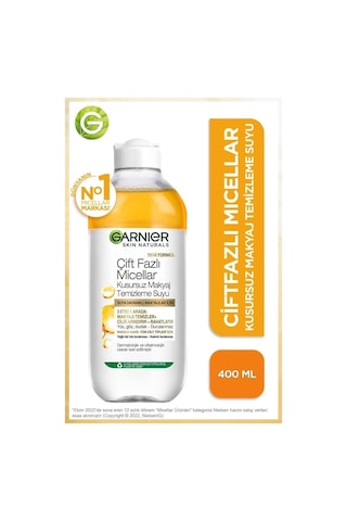 Garnier Çift Fazlı Micellar Makyaj Temizleme Suyu 2 x 400 ML