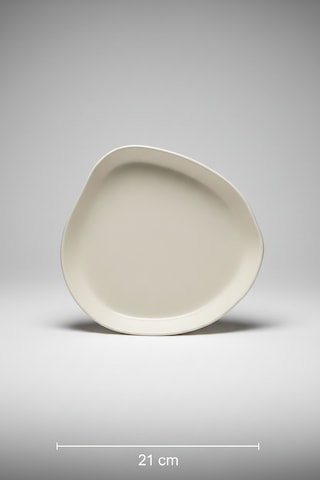 6'lı Vogue Çukur Tabağı 21cm Krem Rinart