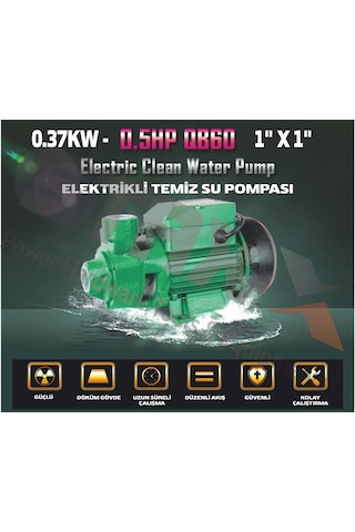 Mrs-Max Qb60 Elektrikli Su Motoru 0.5Hp 1 Inç N11.584