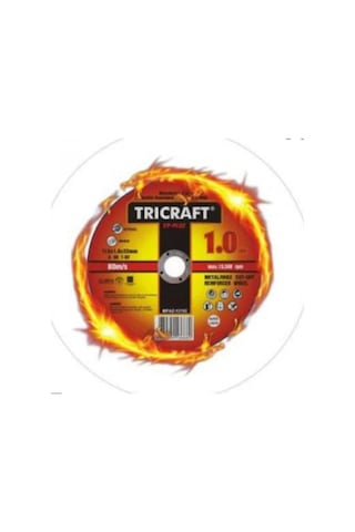 10 Adet Trıcraft 115x1x22.23 Mm Inox Kesici Meşem-3301 10 Adet