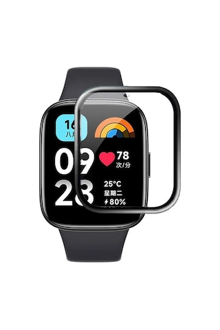 Xiaomi Redmi Watch 3 Ekran Koruyucu 3d Kavisli Full Kaplama Pmma