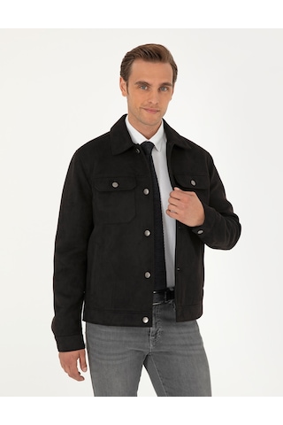 Pierre Cardin Erkek Siyah Deri Mont-kaban 50300520-001 Siyah