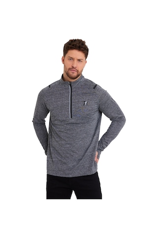 Adams Advance Spor Sweatshirt Erkek Yüksek Yaka 1/4 Fermuar 001
