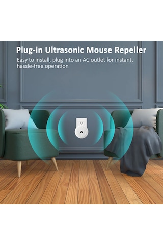 Peller Pro Smart Circle Pest Repeller Ultrasonik-elektronik Fare Haşere Akrep Yarasa Kovucu