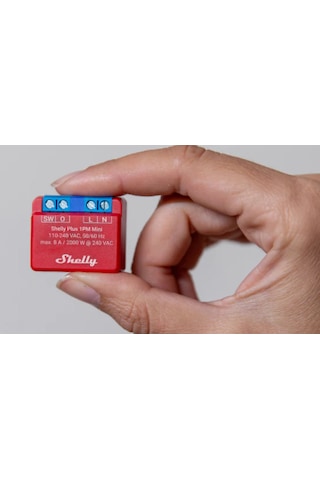 Shelly Plus 1pm Mini Gen3 1kanallı Wifi Enerji Ölçer Akıllı Röle