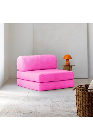 Modüler Legom Tekli Koltuk Fuşya