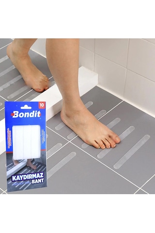 Bondit Banyo Mutfak Kaygan Zemin Bandı Kaydırmazlık Bant 2x20cm Diğer