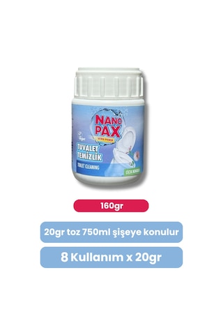 Tuvalet & Klozet Temizlik Tozu Ekonomik Bebek Boy 160gr