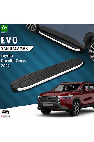 Drstuning S-dizayn Toyota Corolla Cross Evo Aluminyum Yan Basamak 183 Cm 2022 Üzeri