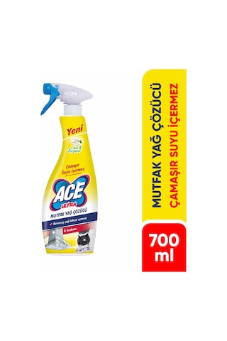 Ace Ultra Sprey Mutfak Çamaşır Suyu İçermeyen 700 ML