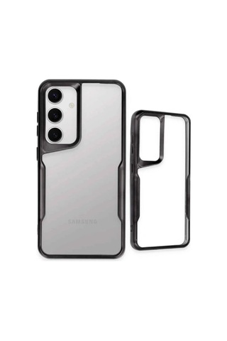 Samsung Uyumlu Galaxy A14 4g Kılıf Boyi Silikon Kapak - Siyah Aklby-bsva58 standart
