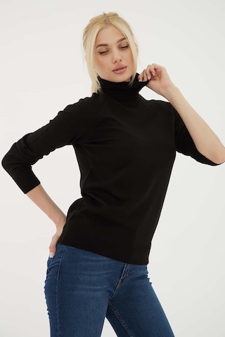 Fashion Friends Kadın Kazak Siyah 23k0401k1 24ke21000008 E2105 Siyah