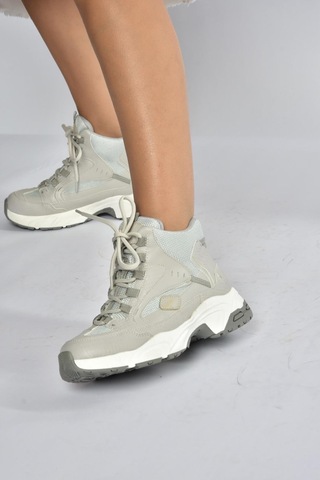 Fox Shoes V312415009 Gri Bilekli Spor Ayakkabı Sneakers Gri