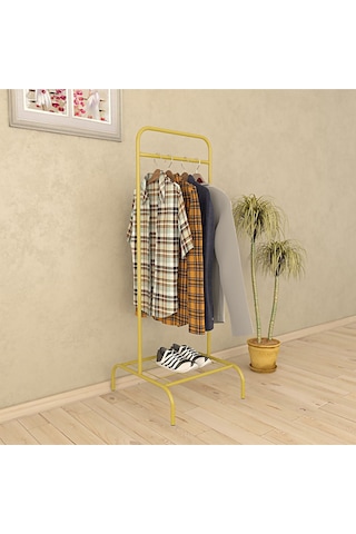 Metallica Concept Tekli Gold Butik Askı Konfeksiyonel Askı Altın
