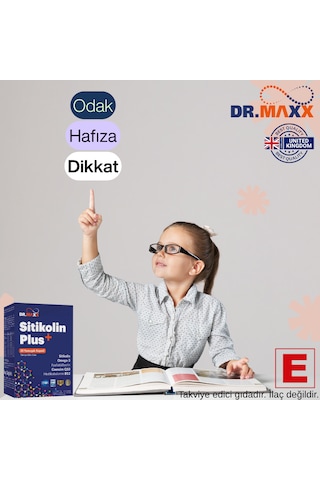 Dr. Maxx Sitikolin Plus+ 30 Kapsül Sitikolin Ve Fosfolipid Kompleksi İçeren Takviye