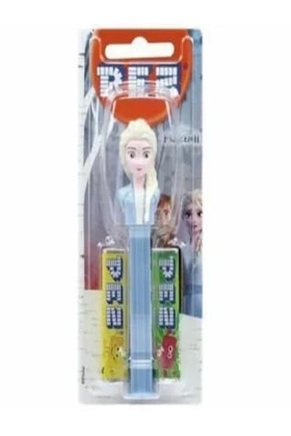 Pez Dispenser Frozen Elsa Meyve Aromalı Şekerleme Makinesi Ve Şekerleme Yedekleri