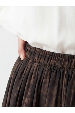 Lcw Modest Kahverengi Etek