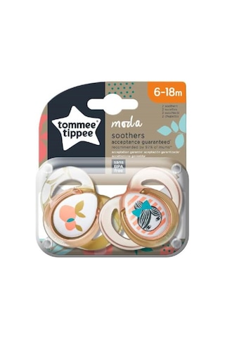 Tommee Tippee Moda Emzik Kız 6-18 Ay + Emzik Askısı-9153 Çok Renkli