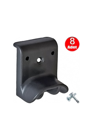 Baza Yatak Kenar Tutucu Denge Takozu Plastik 30mm Kapak Stoperi Aparatı -8 Adet