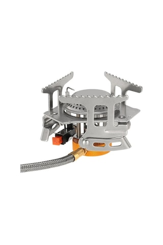 Createtech Ve Tipi Taşınabilir Seti, Renkli Pişirme Ocak Ocağı Mini Katlanır Kamp Jzr-gy Geeroyoo Gaz Çok Cep Brülör Adaptörlü 3000w + Ru Çok Renkli