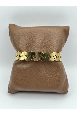 Arnes Jewelry Çelik Zincir Kelepçe Ar206nes Gold