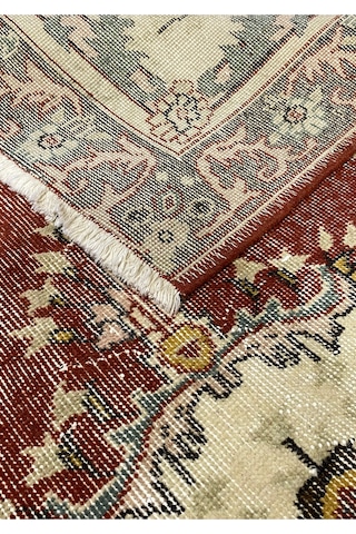 Bohem Stil Vintage Halı Özel Tasarım Yeni Anadolu Koleksiyonu Doğal Yün Halı Kırmızı