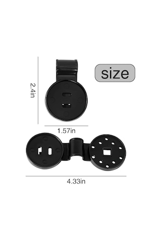 Tenfowee Dayanıklı Güneşlik Sabitleme Kancaları - Siyah 100'lü Paket, Tarım Ağı Ve Bahçe Koruması İçin Pratik Çözüm