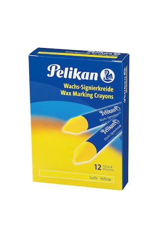 701102 Mum Sinyal Tebeşiri 772/12, 12 X 95 Mm, Sarı, 12 Kalemli Kutu