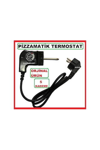 Pizzamatik Kablolu Termostat ( Pizza Tavası Fişi )
